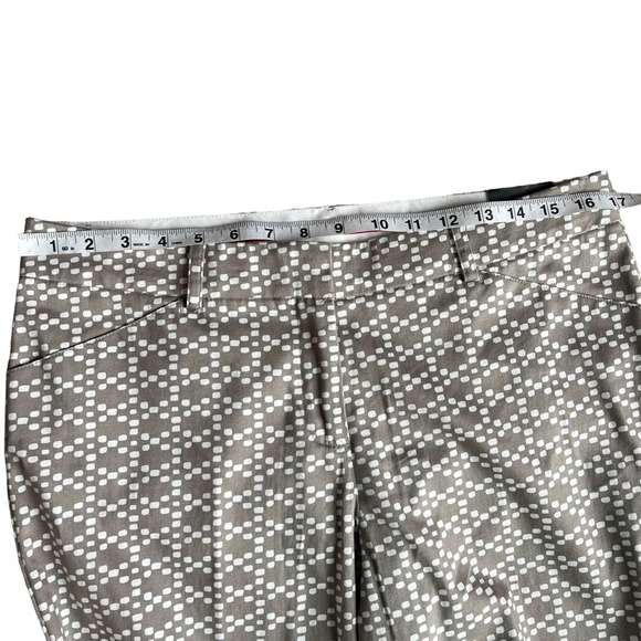 Zac & Rachel Slim Ankle crop Pant Women’s Trouser Pants size 10 geometric print - Picture 10 of 10